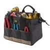 Custom Leather Craft Custom Leathercraft 1161 12" X 8.5" X 8" 14-Pocket Standard BigMouth Tool Bag Tools & Equipment