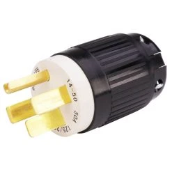 Reliance 1450P 50-Amp Generator Power Cord Connector - Up To 12000 Watt Transfer Switches