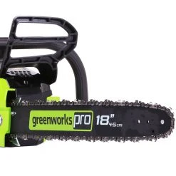 GreenWorks 2000002 80-Volt 18-Inch 2.0Ah Heavy Duty Cordless Chainsaw Kit Lawn & Outdoor Power