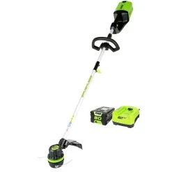 Lawn & Outdoor Power GreenWorks ST80L210 80-Volt 16-Inch Cordless String Trimmer Kit - 2100102