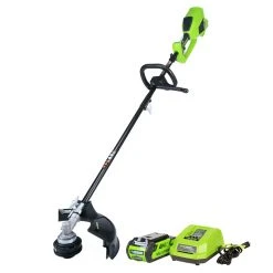 GreenWorks ST40L210 40-Volt 14-Inch 2.0Ah Cordless String Trimmer Kit - 2100402