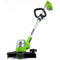 GreenWorks 21342 24-Volt 12-Inch G-24 Pivoting Cordless String Trimmer