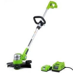 GreenWorks 21342 24-Volt 12-Inch G-24 Pivoting Cordless String Trimmer