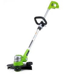 GreenWorks 21342 24-Volt 12-Inch G-24 Pivoting Cordless String Trimmer