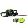 Lawn & Outdoor Power GreenWorks GHT80320 80-Volt 24-Inch 2.0Ah Cordless Hedge Trimmer Kit - 22372