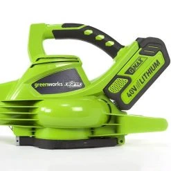Lawn & Outdoor Power GreenWorks 24322VT 40V 185-Mph Cordless Blower/Vacuum Kit