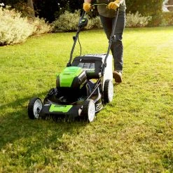Lawn & Outdoor Power GreenWorks GLM801600 80-Volt 21-Inch 3-in-1 Cordless Lawn Mower Kit - 2500402