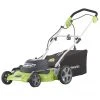 Lawn & Outdoor Power GreenWorks 25022 20" 12-Amp Electric Push Button Start Walk Behind Lawn Mower
