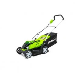 GreenWorks MO40B411 40-Volt 17-Inch Cordless Brushed Lawn Mower Kit - 2508302 Lawn & Outdoor Power