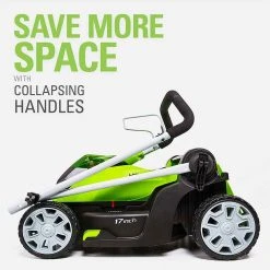 GreenWorks MO40B411 40-Volt 17-Inch Cordless Brushed Lawn Mower Kit - 2508302 Lawn & Outdoor Power