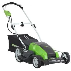 GreenWorks 25112 21-Inch 13-Amp Push Start Electric Walk Behind Lawn Mower Lawn & Outdoor Power