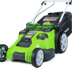 GreenWorks 25302 40V 20" 4/2.0Ah Cordless Twin Force Walk Behind Lawn Mower Lawn & Outdoor Power