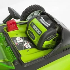 GreenWorks 25322 40-Volt 16-Inch Cordless Lithium-Ion Walk Behind Lawn Mower