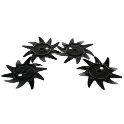 GreenWorks 29453 10-Inch Steel Replacement Cultivator Tiller Tines - 4pk
