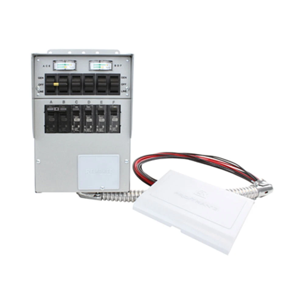 Reliance 306A 120-240-Volt 30-Amp 6-Circuit Pro/Tran Indoor Transfer Switch for Generators 4 Transfer Switches Reliance 306A 120-240-Volt 30-Amp 6-Circuit Pro/Tran Indoor Transfer Switch