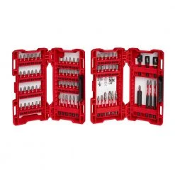 Milwaukee 48-32-4062 74-Piece Heavy-Duty Shockwave Impact Driver Bit Set | Durable Power Tool Accessories 5 Power Tools Milwaukee 48-32-4062 74-Piece Heavy-Duty Shockwave Impact Driver Bit Set
