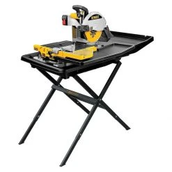 Saws DeWALT D24000S 10" Wet Tile Stone Slate Saw W/ Portable Stand D24000