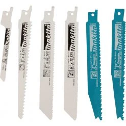 Power Tools Makita 723086-A-A Recipro Bi-Metal Saw Blade Assortment Pack - 6 PC