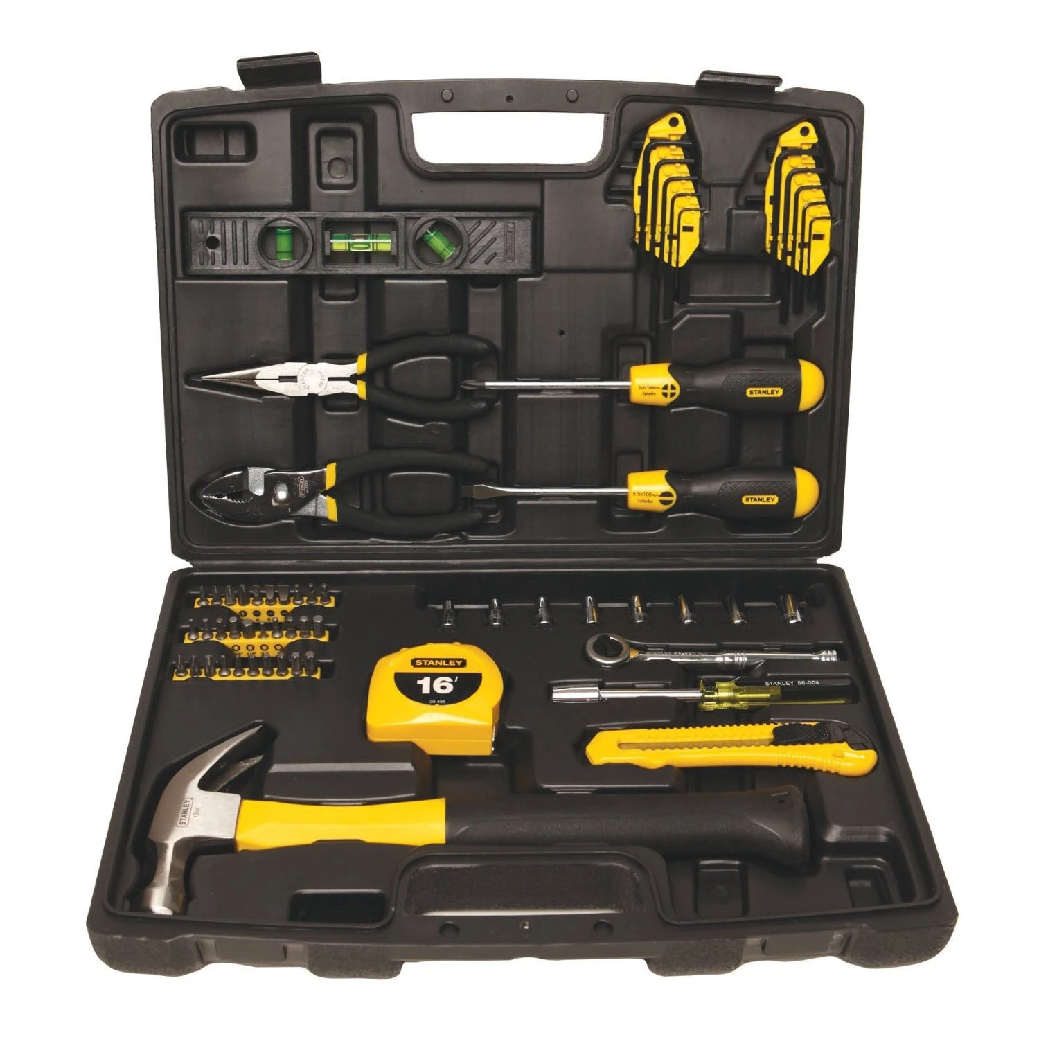 Stanley 94-248 65-Piece Homeowner's Tool Kit – Ergonomically Designed for Automotive and Home Repairs 3 Stanley 94-248 Ergonomically Designed Storage Homeowner's Tool Kit, (65-Piece) Automotive