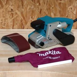 Makita 9903 3'' X 21'' 8.8 Amp Variable Speed Belt Sander W/ Dust Bag