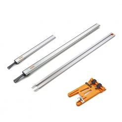 Bora 545410 WTX Heavy Duty Aluminum Compact Clamp Ruled Edge Kit - 4 PC