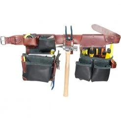 Tools & Equipment Occidental Leather B5625M Builder Black Framer Framing Tool Bag Belt - Medium