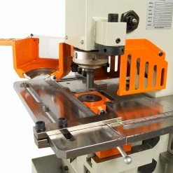 Tools & Equipment Baileigh 1007792 230V 220V 3PH 50 Ton 5 Station Ironworker W/ Welded Steel Plate