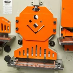 Tools & Equipment Baileigh 1007792 230V 220V 3PH 50 Ton 5 Station Ironworker W/ Welded Steel Plate