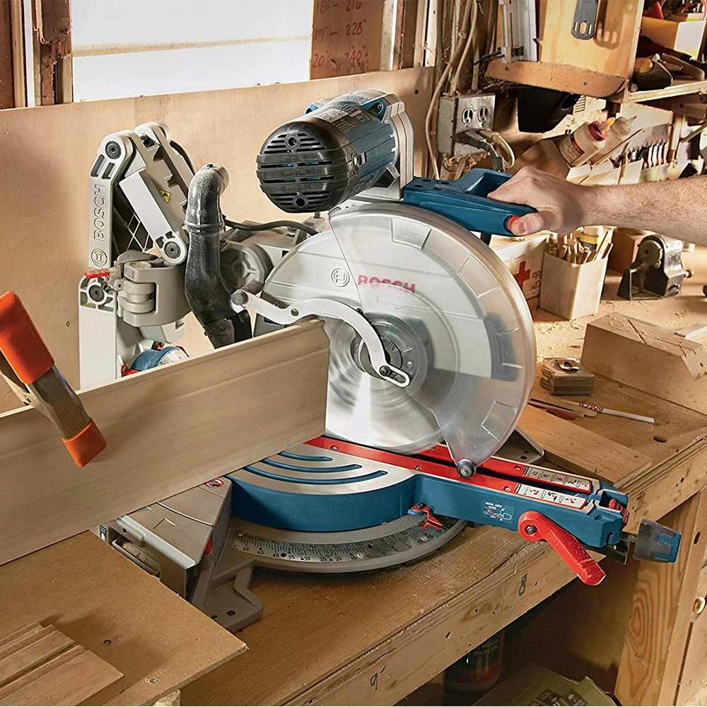 Tools & Equipment Bosch GCM12SD 12" 15 Amp Corded Dual Bevel Glide Compound Miter Saw Bench 4 Tools & Equipment Bosch GCM12SD 12" 15 Amp Corded Dual Bevel Glide Compound Miter Saw Bench
