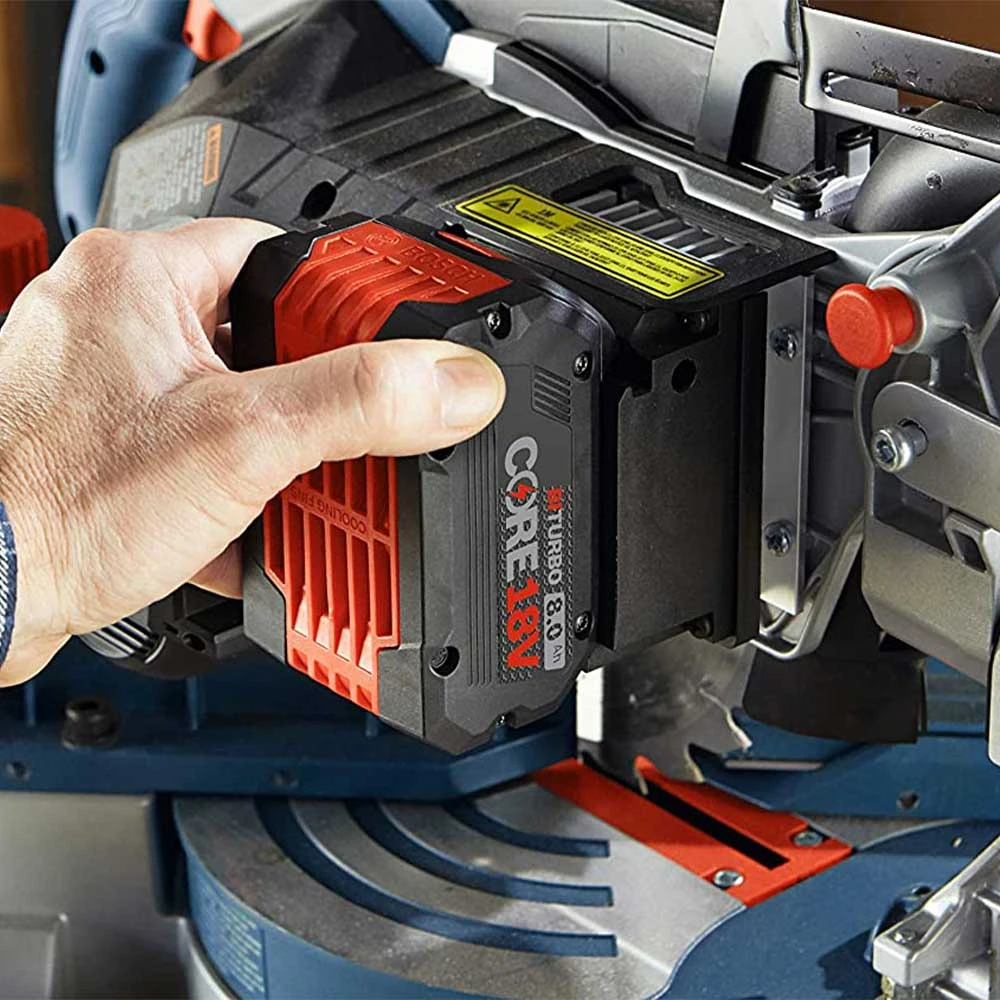 Bosch GCM18V-08N14 18V 8-1/2" Single Bevel Slide Miter Saw Kit with Battery | Power Tools & Equipment 4 Bosch GCM18V-08N14 18V 8-1/2" Single Bevel Slide Miter Saw Kit W/ Battery Tools & Equipment