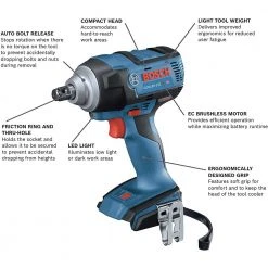 Bosch GDS18V-221N 18V 1/2