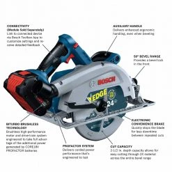 Bosch GKS18V-25CB14 18V PROFACTOR 7-1/4" Circular Saw Kit W/ 8.0 Ah Battery Tools & Equipment