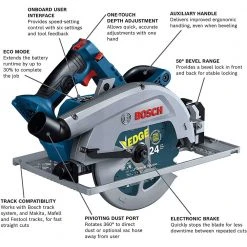 Bosch GKS18V-25GCN 18V PROFACTOR 7-1/4" Connected Ready Circular Saw - Bare Tool Tools & Equipment