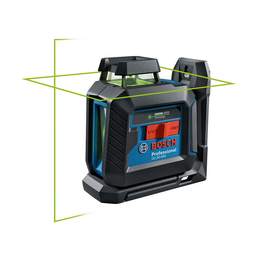 Bosch GLL50-40G 360° Self-Leveling Green Beam Cross-Line Laser - Precision Measuring Tool 3 Tools & Equipment Bosch GLL50-40G 360 Degrees Self Leveling Green Beam Horizontal Cross-Line Laser