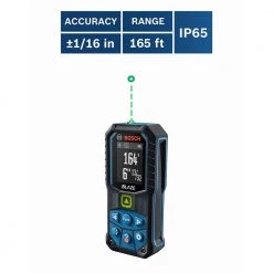 Bosch GLM165-25G 165' BLAZE Ergonomic Cordless Green Digital Laser Measure Tools & Equipment