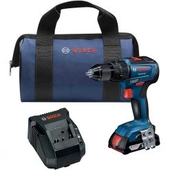 Bosch GSB18V-490B12 18V Brushless Hammer Drill/Driver Kit W/ SlimPack Battery Tools & Equipment