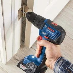 Bosch GSB18V-490B12 18V Brushless Hammer Drill/Driver Kit W/ SlimPack Battery Tools & Equipment