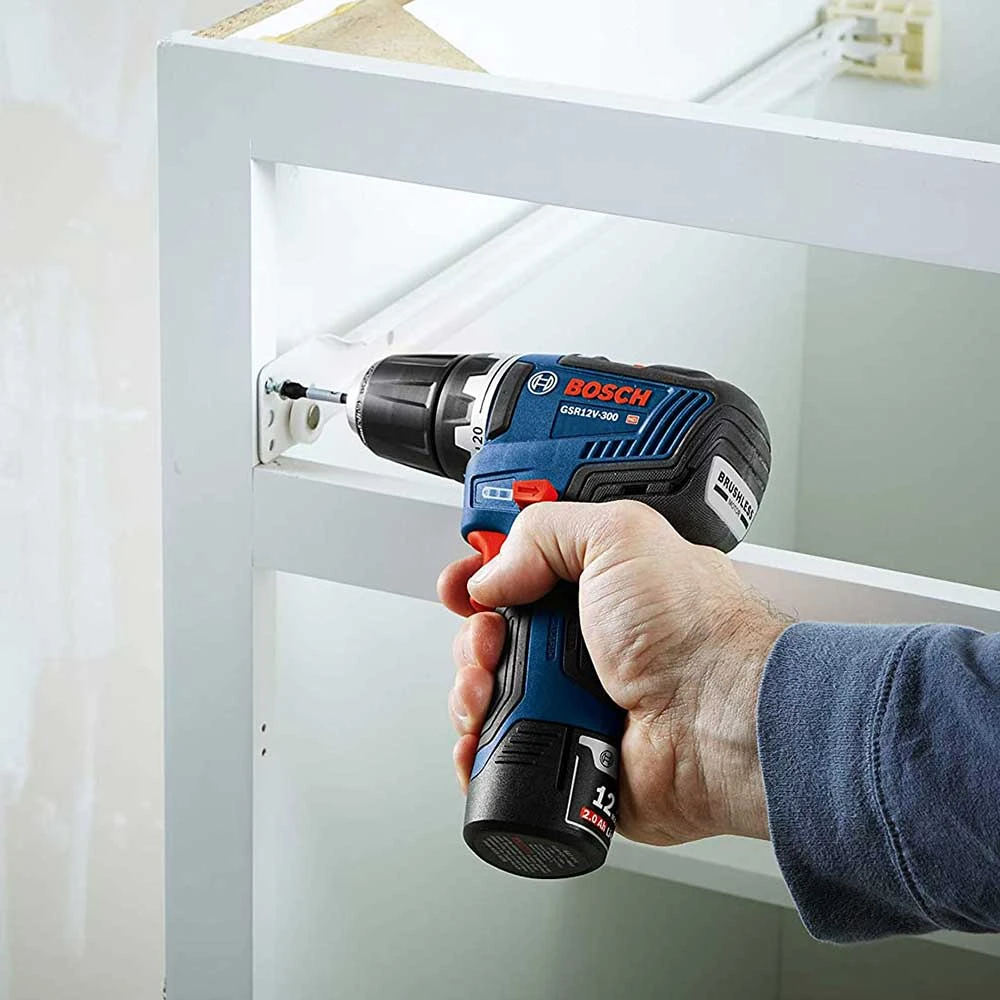 Bosch GSR12V-300B22 12V Max EC Brushless Cordless Drill/Driver Kit W/ Batteries 8 Bosch GSR12V-300B22 12V Max EC Brushless Cordless Drill/Driver Kit W/ Batteries