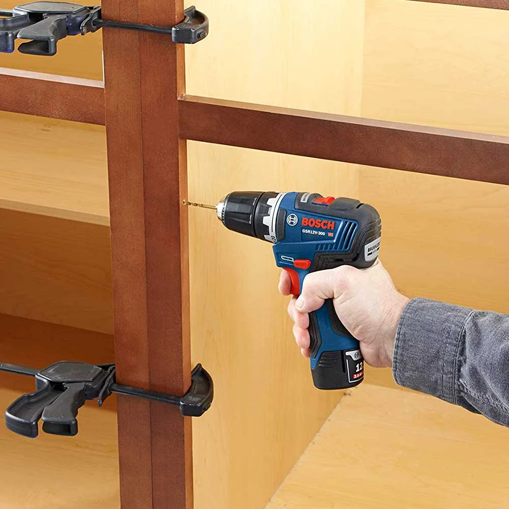 Bosch GSR12V-300B22 12V Max EC Brushless Cordless Drill/Driver Kit W/ Batteries 9 Bosch GSR12V-300B22 12V Max EC Brushless Cordless Drill/Driver Kit W/ Batteries