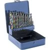 Shop Fox D2140 1/16 Inch - 1/2 Inch Cobalt Alloy Drill Bit Set W/ Case, 29pc Power Tools