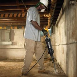 Power Tools DeWALT D25980 120V Pavement Breaker D259804 Wheel Cart & Steel For Breaker