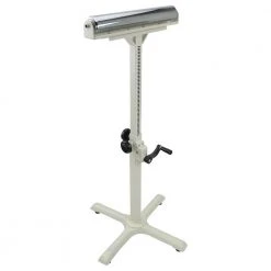 Shop Fox D4111 26-1/2 Inch - 41 Inch Adjustable Height Helical Gear Roller Stand Power Tools