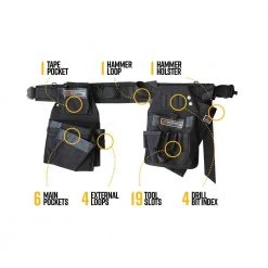 DIAMONDBACK DB5-17-GR-L Ranger Green The Spark Tool Belt Large