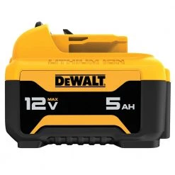 DeWALT DCB126-2 12V MAX 5.0Ah Lithium-Ion Lightweight Compact Batteries - 2 Pk