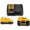 DeWALT DCB135C 12V Starter Kit W/ 3Ah Battery, 5Ah Battery, And Charger 1 DeWALT DCB135C 12V Starter Kit W/ 3Ah Battery, 5Ah Battery, And Charger