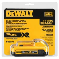 Tools & Equipment DeWALT DCB203 2.0Ah 20V MAX Compact Lithium Ion Battery 7 Tools & Equipment DeWALT DCB203 2.0Ah 20V MAX Compact Lithium Ion Battery