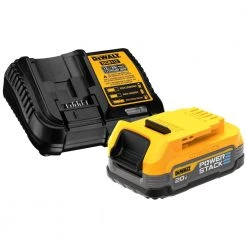 Tools & Equipment DeWALT DCBP034C 20V MAX POWERSTACK Compact Battery And Charger Starter Kit