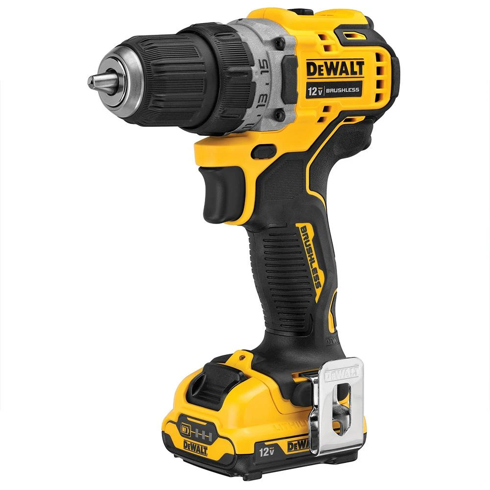 DeWALT DCD701F2 12V MAX XTREME Brushless 3/8 Inch Cordless Drill Driver Kit Tools & Equipment 8 DeWALT DCD701F2 12V MAX XTREME Brushless 3/8 Inch Cordless Drill Driver Kit Tools & Equipment