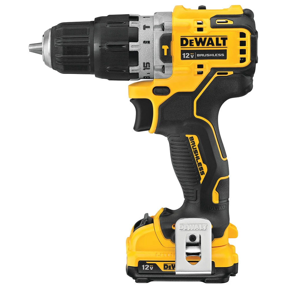 Tools & Equipment DeWALT DCD706F2 12V MAX 3/8" Brushless Cordless Hammer Drill Kit 4 Tools & Equipment DeWALT DCD706F2 12V MAX 3/8" Brushless Cordless Hammer Drill Kit