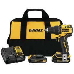 DeWALT DCD708C2 20V 1/2 Inch Brushless Compact Atomic Drill Driver Kit Tools & Equipment
